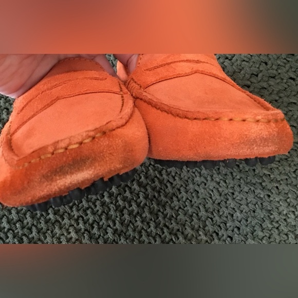 Massimo Matteo Women’s Orange Suede Driving Penny Loafer Slip-On; Size 6.5 - Picture 9 of 10